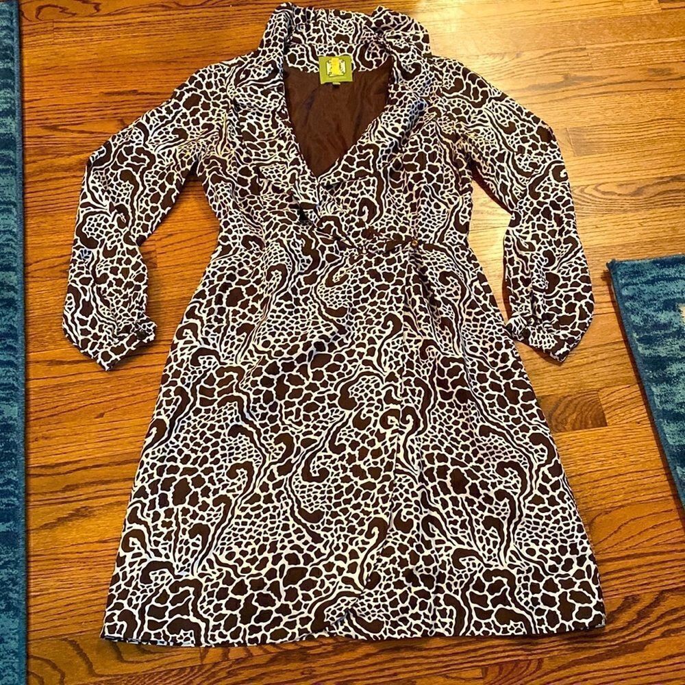 Elizabeth McKay ruffle wrap dress